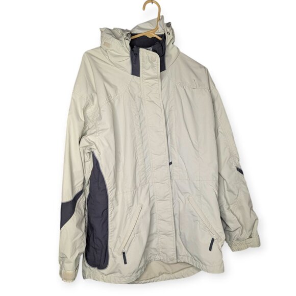Columbia Women's Interchange Tan & Black Jacket Outer Only Size XL - Picture 1 of 14